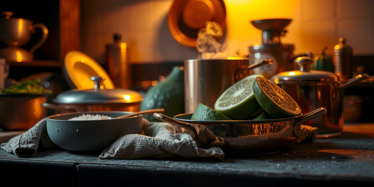 Aamun valo keittiössä